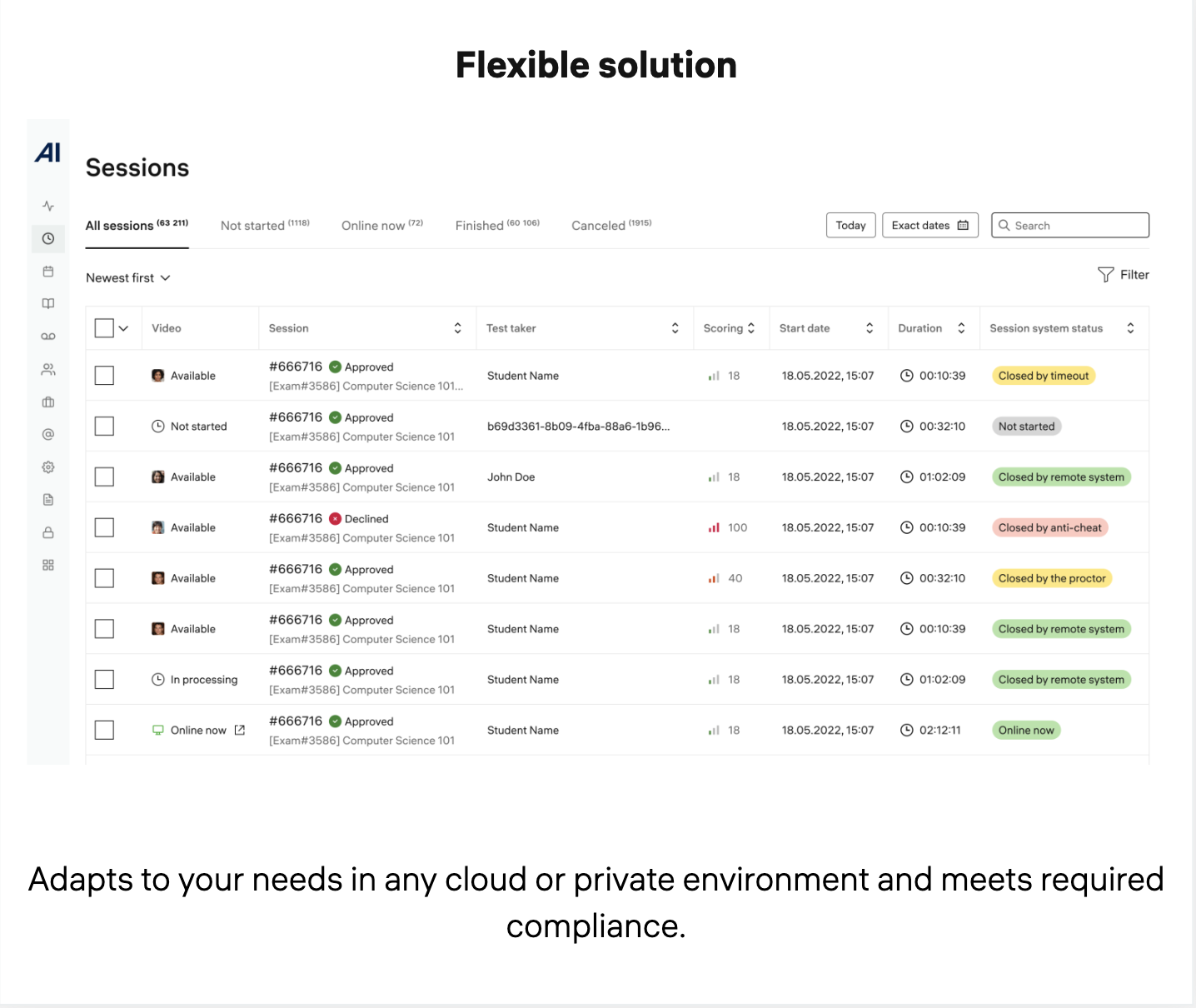 screenshot of Constructor Proctor